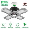 LED garage light household warehouse foldable deformable light P-12 96LED 120W E26 360 degree deformable ceiling light