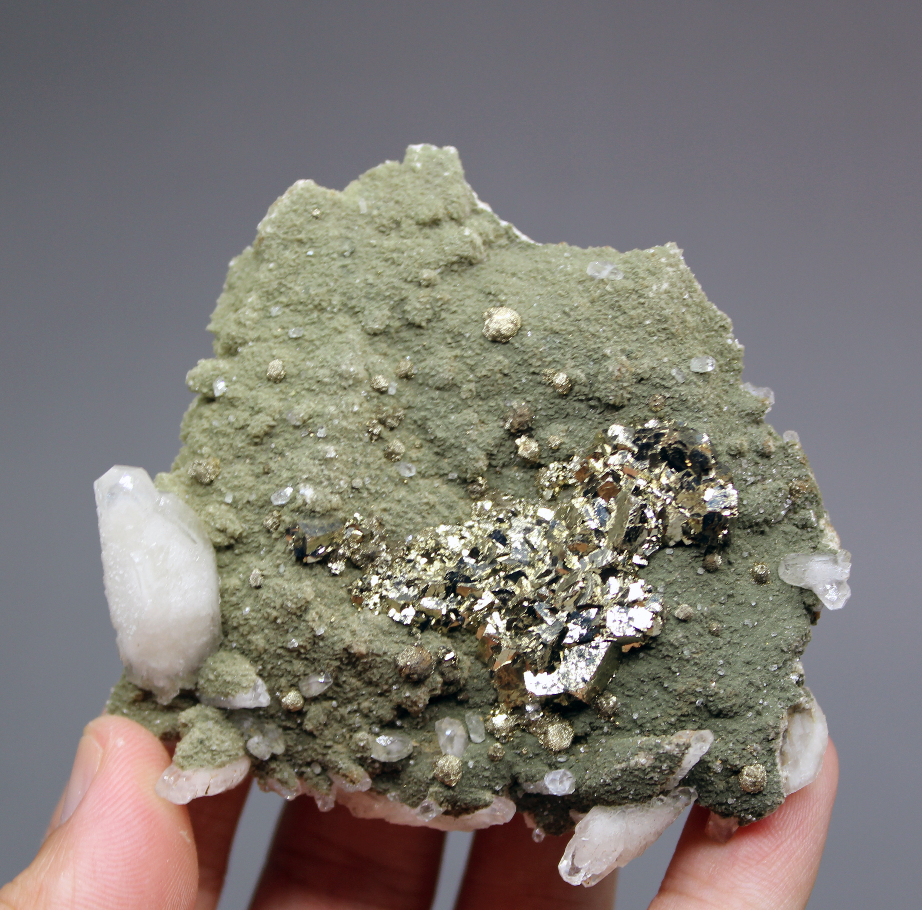 176g Natural rare pyrite, dolomite and calcite symbiotic mineral specimens stones and crystals healing crystals quartz