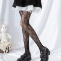 Women Fishnet Tights Bow Stockings Lace Sexy Female Pantyhose Stockings Hollow Out Stockings Girl Woman Hosiery