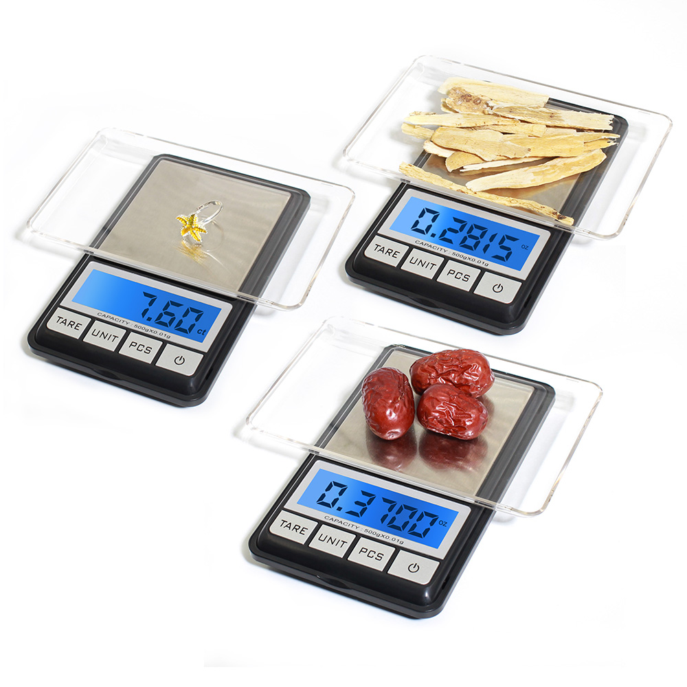 500g~0.01Mini Digital Scales Pocket Jewelry Scales Precision Electronic Balance Weight Household Balance Digital Scale