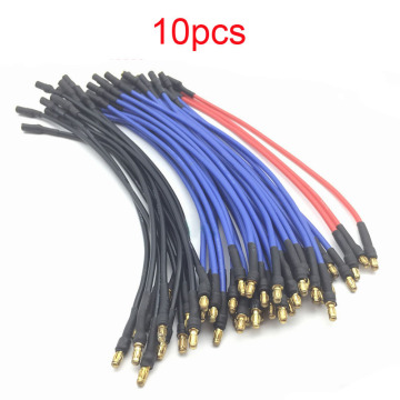 10PCS DIY Model Silicone Line 3.5mm Banana Plug Motor Extension Cable 30cm/40cm/50cm 16AWG ESC Extent Connector Cord Wire
