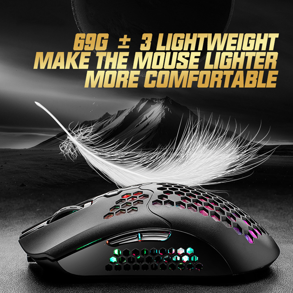 X2 Wireless Gaming Mouse 7 Buttons 12000 DPI Adjustable RGB Ergonomic Optical Computer Mouse Gamer Mice For PC Desktop Laptop