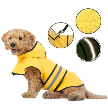 Reflective Dog Raincoat Waterproof Pet Hoodies Coat For Small Medium Large Dogs French Bulldog Outdoor Walking Pets Clothes
