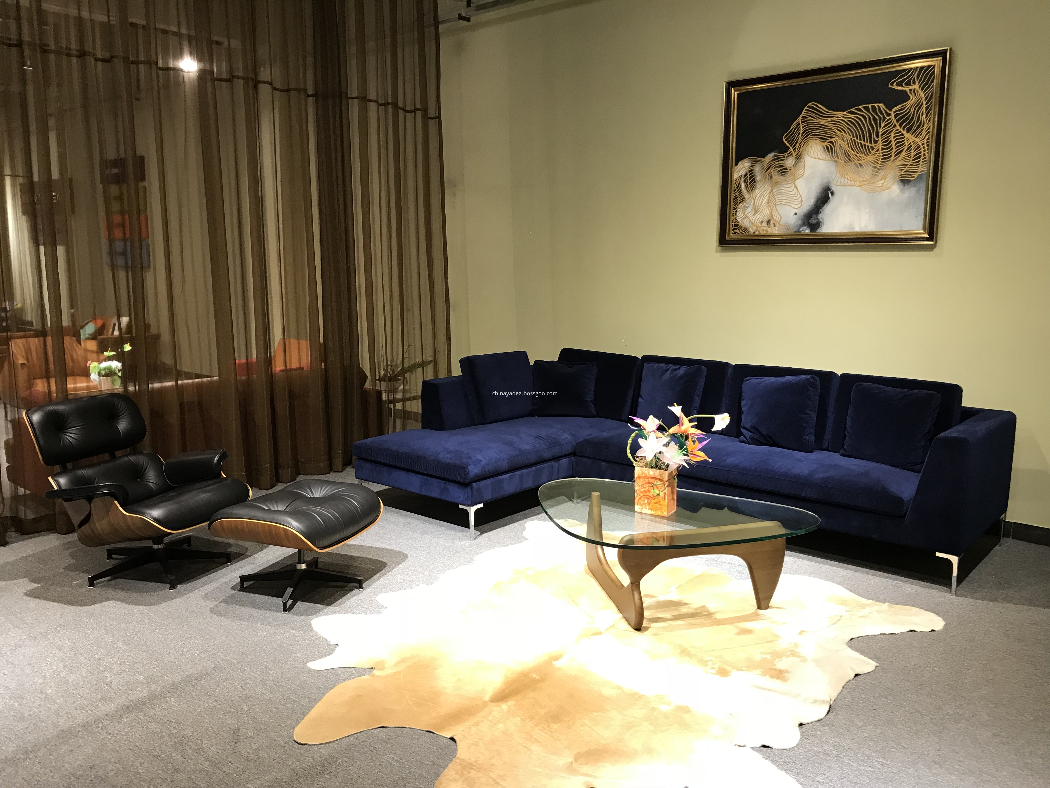 Eames Lounge Chair Replica In The Showroom Of Yadea