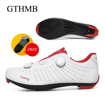 GTHMB Ultralight Self-Locking Pro Men Cycling Shoes Racing Road Bike Triathlon Shoes Bicycle Lock Sneakers Zapatillas Ciclismo