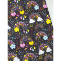 Cotton Fabric amazing Lovely Rainbow Love heart Music Raindrop cloud Printing DIY Patchwork Textile Tissue Decor Home Dress