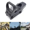 New Hot 20mm Rail Riflescope Hunting Optics Holographic Red Dot Sight Reflex 4 Reticle Tactical Scope Hunting Gun Accessories