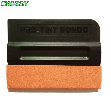 Professional Plastic Soft Suede Wrapped Magnet Squeegee For Vinyl Wrapping Car Window Wrap Scraper Window Tint Application A10