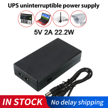 UPS Uninterrupted Power Supply 5V 2A 22.2W Alarm System Security Camera Dedicated Backup Power Supply For Camera Router