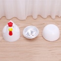 Home Chicken Shaped Microwave 4 Eggs Boiler Cooker Kitchen Cooking Appliance