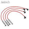Justech 4Pcs Ignition Cable Set For Seat Arosa Inca VW LUPO 6X 6E POLO 030905430Q Spark Plug Ignition Cable