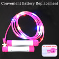 Children's Led Light Flashing Jump Rope Adjustable Skipping Rope Kids Sport Training Speed Jumping Rope Exercise Equipment