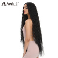 Noble Synthetic Lace Wigs For Black Women Long Curly Hair 42 Inch Cosplay Blonde Ombre Lace Front Wig Synthetic Lace Front Wig