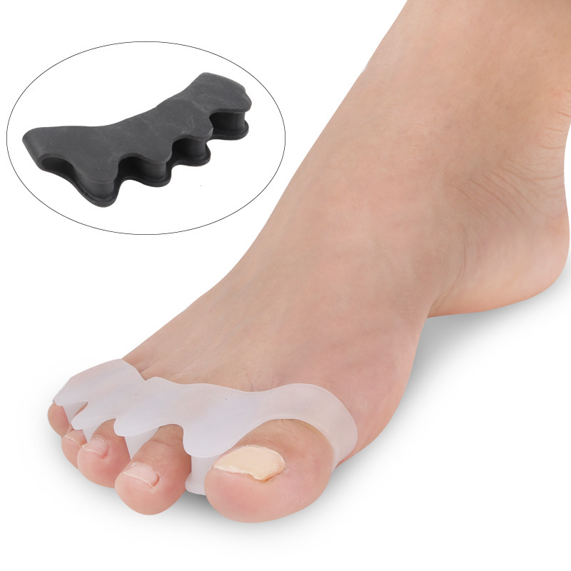 Toe Spreader Foot Cover Soft Bunion Protector Care Tools Straightener Corrector Silicone 5 Colors Hallux Valgus Pedicure Socks