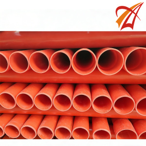 Flame Retardant Orange CPVC Cable Protection Pipe