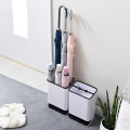 6 Hole Umbrella Stand Rack Plastic Floor-Standing Umbrella Holder With Drain Tray Long And Short Umbrella Stand Rack For Home