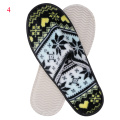 New Hotel Thick Non-slip Slippers Travel Room Toiletries Flip Flop Slippers Harajuke DIY Striped Plaid Slippers Winter Warm Shoe