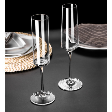 2PCS Lead Free Crystal Glass Flute Champagne Glass Goblet Red Wine Glass Dessert Wine Glass Cocktail Goblet Party Gift Cup