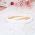 1pc Bamboo Soap Dish Wooden Soap Holder Wood Bathroom Soap Box Case Container Tray Rack Plate