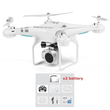 SH5HD FPV Drone with 1080P WIFI Camera Drone Live Video Altitude 2.4GHz 4 Channels 6 Axis Gyro RC Helicopter with 2/3 Batteries