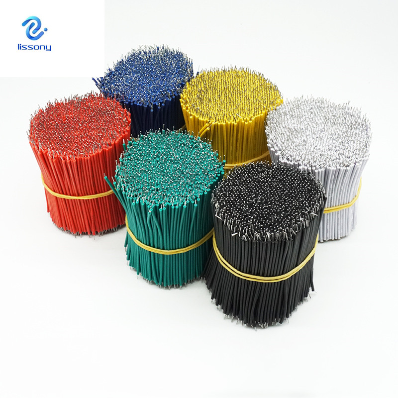 100PCS/LOT Tin-Plated Breadboard PCB Solder Cable 24AWG 8cm Fly Jumper Wire Cable Tin Conductor Wires 1007-24AWG Connector Wire