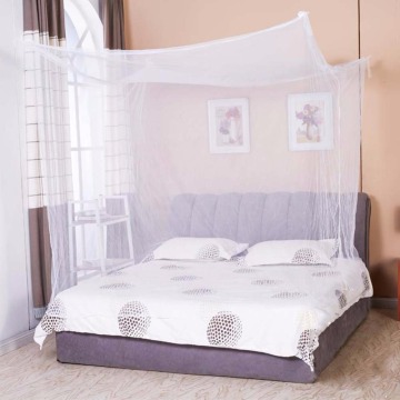 1PC Moustiquaire Canopy White Four Corner Post Student Canopy Bed Mosquito Net Netting Queen King Twin Size