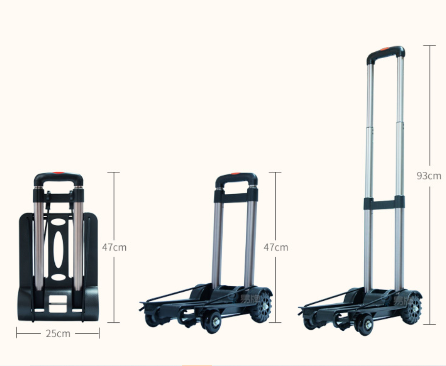 Auto accessories,High-end fashion travel folding luggage carts ,car trolleys, wheelbarrow,easy to unfold XL06