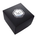 Custom Flat Packaging Black Watch Paper Box