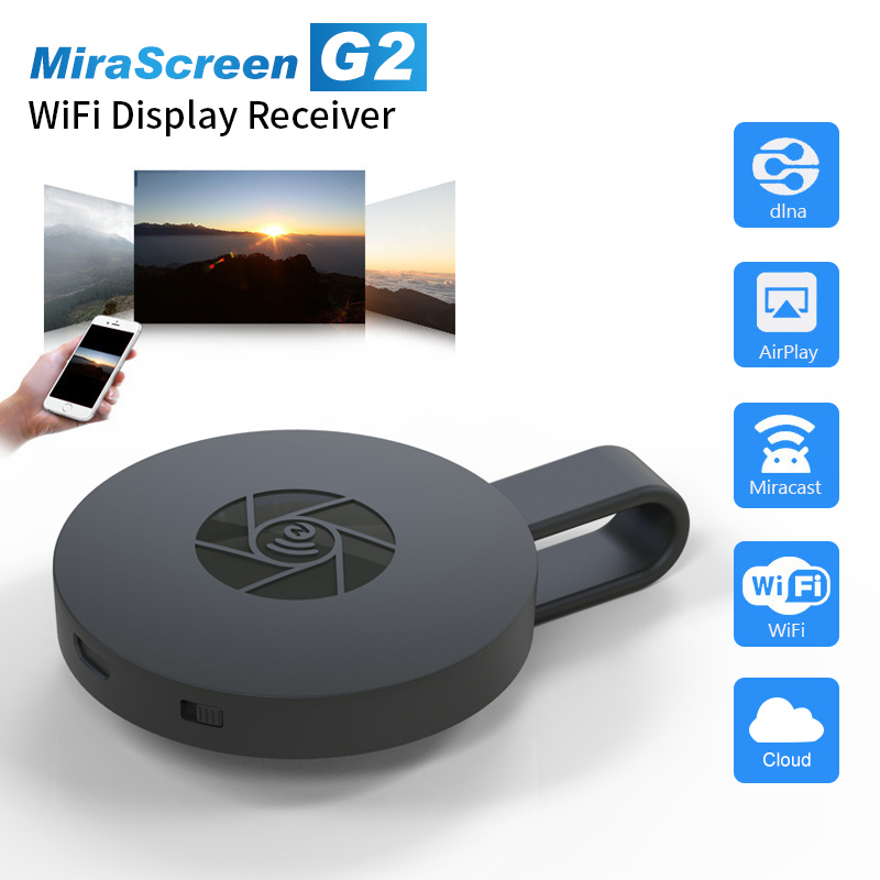 TV Stick 1080P MiraScreen G2 TV Dongle Receiver Support HDMI-compatible Miracast HDTV Display Dongle TV Stick For Ios Android