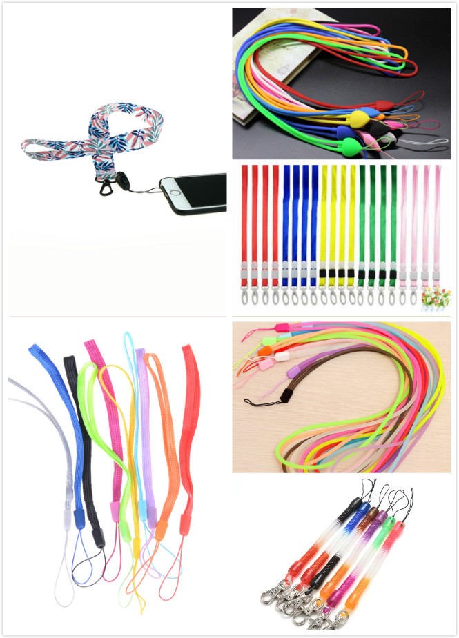 1pc/10pcs 6styles Small Fresh Leaves Neck Strap Lanyards for keys ID Card Gym Mobile Phone Straps USB badge holder DIY Hang Rope