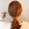 Fashion Hair Clip Pin Metal Geometric CrystalHairband Circle Hairgrip V-shaped Barrette Girls Holder Woman Hair Accessories