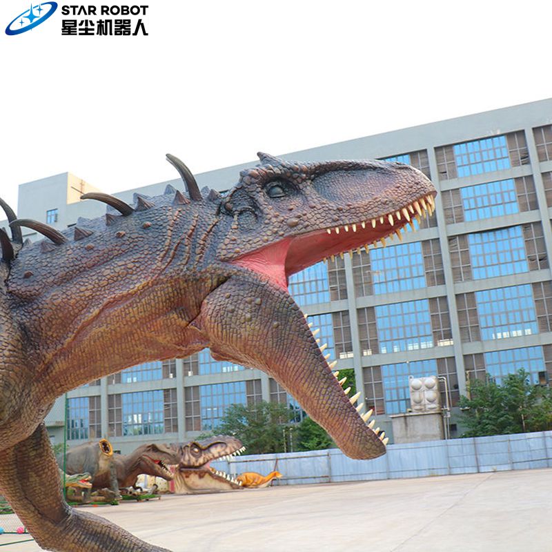 simulated allosaurus model