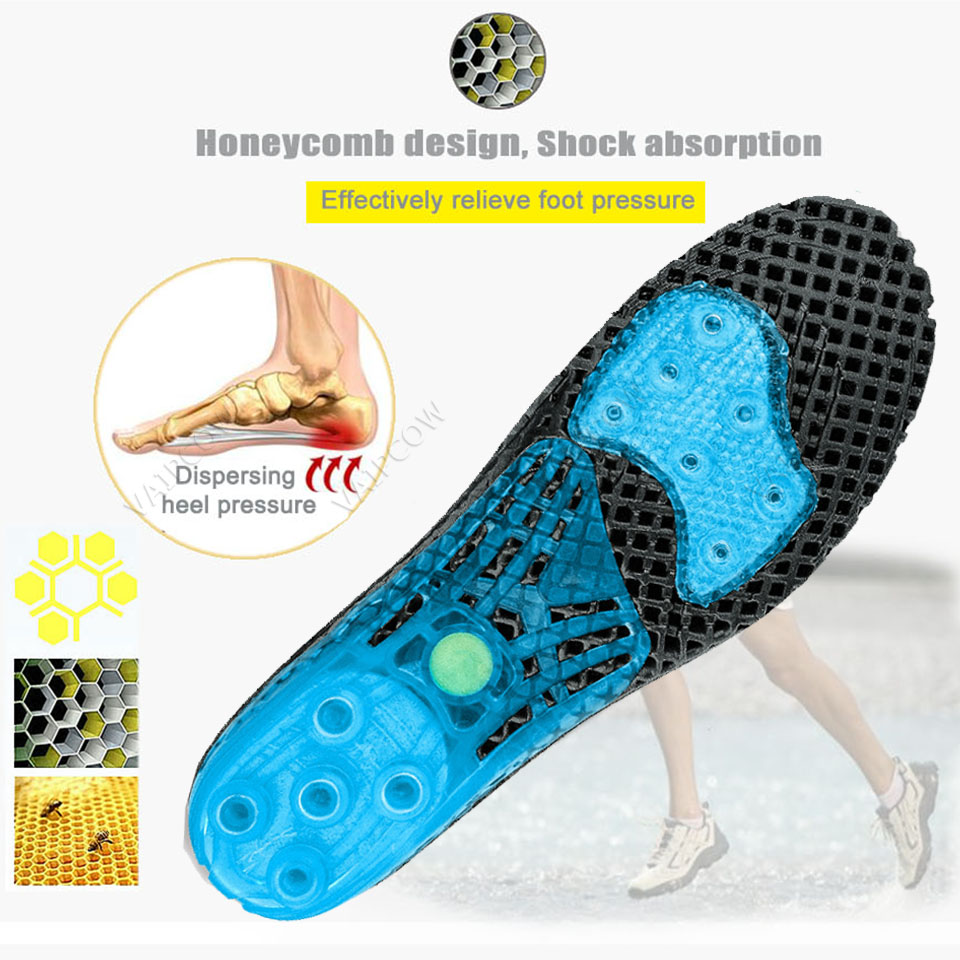 VAIPCOW EVA Spring silicone orthopedic arch support Insoles inserts flat feet orthotic shoes sole Plantar Fasciitis,foot care