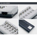 High Quality Smart Charger With LED 8 Slots Charger AA / AAA Ni-MH / Ni-Cd Batteries Rechargeable Battery EU Plug