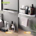 Bathroom Shelves Organizer Wall Mount Home Towel shelf Shampoo Rack With Towel Bar Kitchen Storage rack Bathroom Accessories