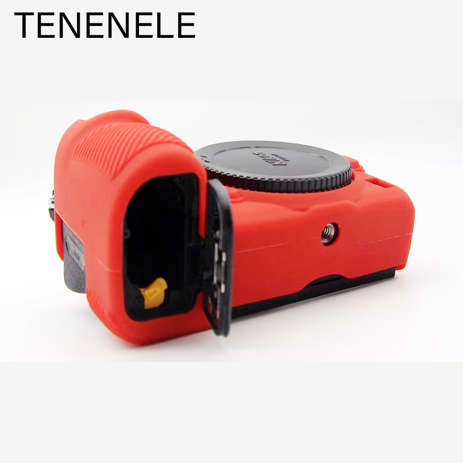 TENENELE Camera Bags For Nikon Z6 Z7 Soft Silicone Case Colour Rubber Protection Cover Case For Nikon Z 6/7 Accessories Durable