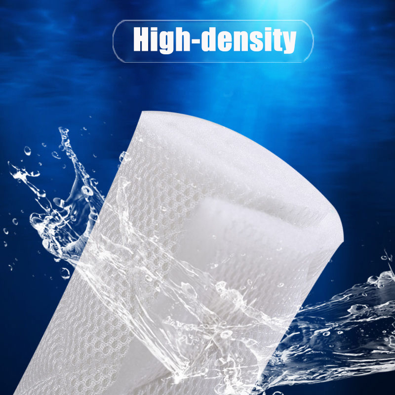 Fish Tank Filter Cotton High-density Purification Sponge Filter White Biochemical Cotton Pad Aquarium Accessories Reusable