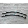 PU Covered Motorcycle Brake Oil Hose Line Stainless Steel Braided PTFE Pipe With Hexagonal Joint And Outer Filament