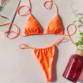 Sexy Women Pu Leather Micro Bikini Sets Female Thong Bandage Swimwear Solid Brazlian Swimwear Bathing Suit Summer Beachwear 2020