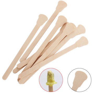 10/20/50Pcs Disposable Wooden Waxing Sticks Wax Bean Wiping Hair Removal Beauty Body Beauty Makeup Tools