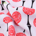 Chainho,Summer Apparel Fabric/Hydrangea Floral Series Printed Pattern/Imitation Silk/Skirt/Dress/Shirt Material/Meter,100x140cm