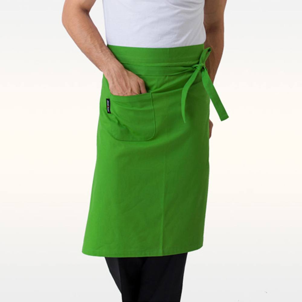 New Kitchen Cooking Aprons Work Dining Half-length Waist Unisex Apron Catering Chefs Hotel Waiters Uniform Essential Supplies