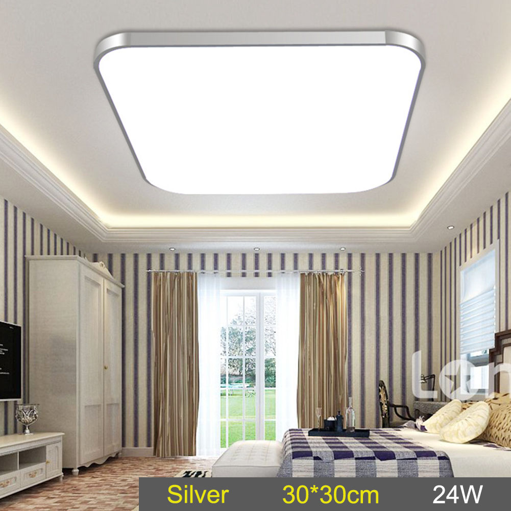 LED Ceiling Down Light Lamp 24W Square Energy Saving For Bedroom Living Room MAL999
