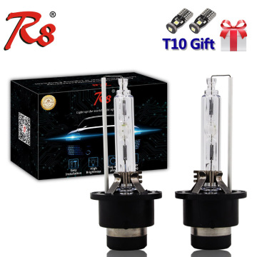 2PCS R8 Brand HID Headlights D2 D1 D4 Xenon Bulb Car OEM Replacement Lamp 35w 4300K 6000K 8000K Yellow White Light Good Quality