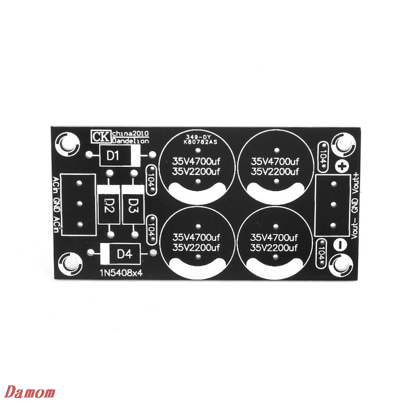 Rectifier Filter Power Supply Board Amplifier Dual Power PCB Bare Board Xinp