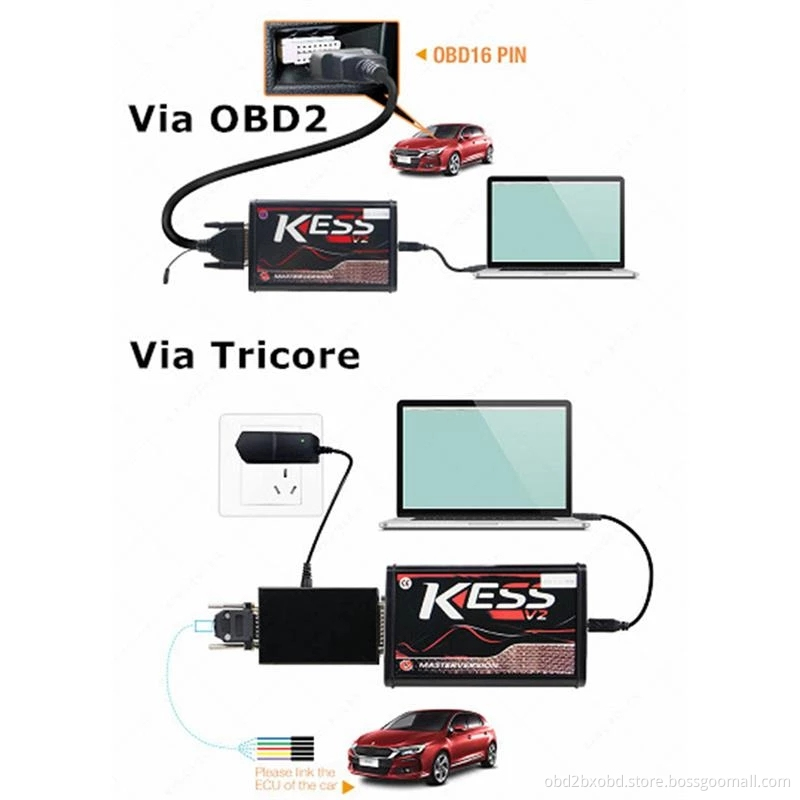 Kess V2 V5.017 EU Version SW V2.7 with Red PCB Online Version Support 140 Protocol No Token Limited