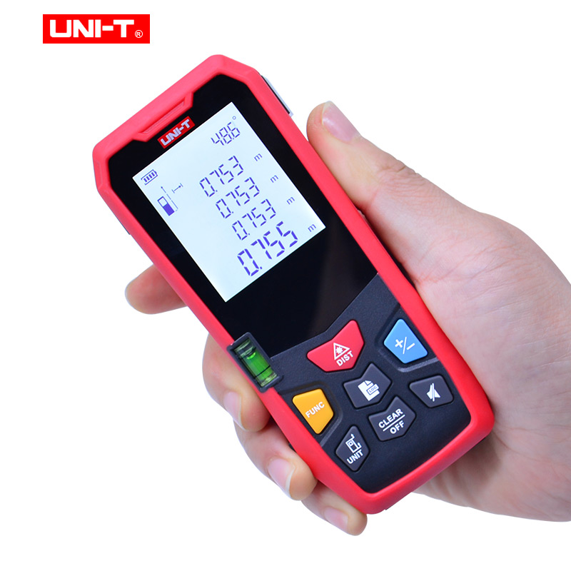 UNI-T Electronic level laser distance meter measure Laser Range Finder LM80/LM100/LM120/LM150 laser measure tool