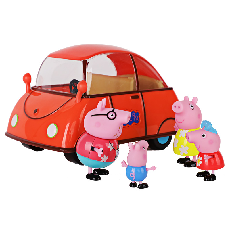 Genuine Peppa Pig Toys set Deformation house Peppa pig George Family House Play Set Action Figure Model Doll Kid Toy Gift