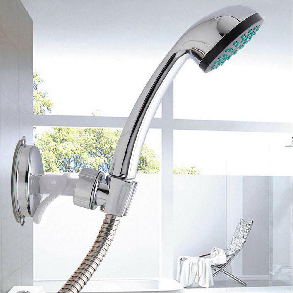Self-adhesive Shower Head Stand Bracket No-drill Hand Held Bathroom Shower Head Holder Bathroom Accessories