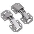 10pcs Hinges Furniture 3inch Cabinet Hinge Bridge Shaped Spring Cabinet Closet Door Hydraulic Hinges Furniture Hardware